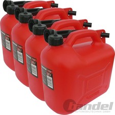 4x 10L BENZINKANISTER